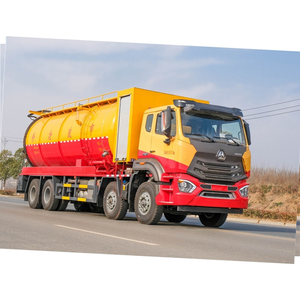 8*4 Vacuum Suction Septic Tank Truck 20000liters Tipper Sewage Drainage Truck Used for Municipal Cleaning - Product Image 4