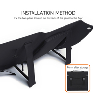 Panneau solaire portable pliable léger et haute efficacité, étanche IP65, 100W, pour camping en plein air, camping-car, générateur solaire