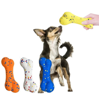 Jouet à mâcher pour chien en forme d'os à bulles, en ETPU, durable, léger, hautement élastique, résistant aux déchirures, écologique, non toxique, de petite taille