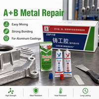 Adhésif de réparation en silicone moulable, mastic industriel pour métaux, pour la réparation des boîtiers de moteurs et de pompes, résistant aux hautes températures