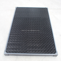 Grille de refroidissement de la tour de ventilation en nid d'abeille en PVC