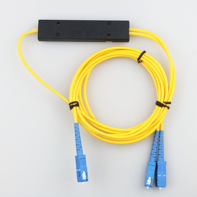 1 * 2 way FBT PLC fiber optic spliter optical coupler of FTTH CATV equipment