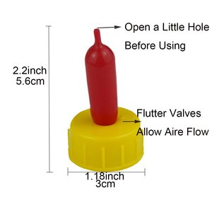 Abreuvoir à mamelon pour agneau anti-fuite - Silicone de qualité alimentaire pour l'alimentation des agneaux - Product Image 2