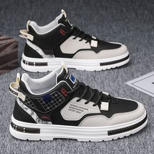 Sneakers Sportive Casual da <span class=keywords><strong>Uomo</strong></span> Bianche Versatili e di Tendenza, Traspiranti, Stile Walking alla Moda con Suola Spessa, Nuovo Design - Product Image 3