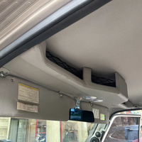 Accessoires de voiture YBJ, console de toit en cuir avec éclairage pour Land Cruiser 70 76 78 2007-2021 LC79, console de toit avec rangement complet