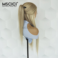 Perruque Lace Front HD Transparente 13x6 Cheveux Humains Cambodgiens Lisses Blond Cendré En Stock Vente en Gros 100% Cheveux Humains