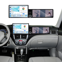 Écran ZWNAV 13,1" + 12,3" pour Subaru Forester 2008-2012, Android 15, Carplay, unité principale DSP, GPS, autoradio multimédia, stéréo