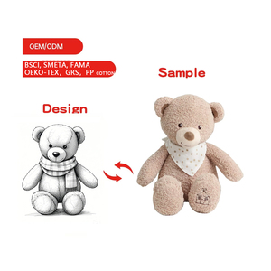 Cina fabbrica di giocattoli eco-friendly marrone orsacchiotto morbido peluche per bambini certificati OEKO-TEX piccole dimensioni PP cotone regalo perfetto - Product Image 6
