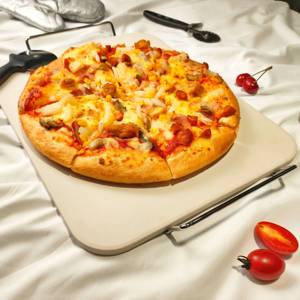 <span class=keywords><strong>Piedra</strong></span> de <span class=keywords><strong>pizza</strong></span> de cordierita rectangular personalizable <span class=keywords><strong>para</strong></span> accesorios de cocina caseros y uso de horno de <span class=keywords><strong>pizza</strong></span> herramienta de accesorios de cocina - Product Image 3