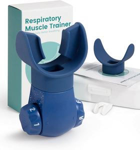 Dispositivo de Ejercicios Respiratorios, Entrenador de Respiración, Ajustable, con Vibración Inspiratoria/Expiratoria, para Fitness y Bienestar, de Acero Inoxidable - Product Image 3