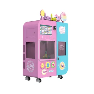 Máquina de algodão doce de venda quente Máquina automática de algodão doce feita na China