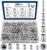 Assorted Fastener Set Custom Hardware Kit Black Oxide Stainless Steel Carbon Steel Brass Aluminum Bolts Screws Machine Plastic