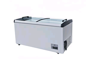 Kombine ada dondurucu LED cam kapi ekran soğutucu hava soğutma ekipmanları mağaza içecek serin kompresör - Product Image 2