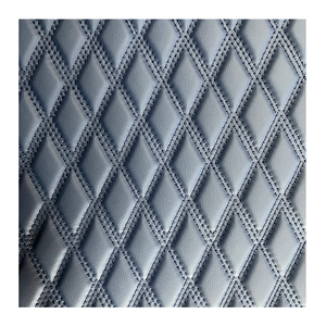 Bordado de alta calidad acolchado PVC cuero esponja <span class=keywords><strong>espuma</strong></span> asiento de coche <span class=keywords><strong>diamante</strong></span> cosido suelo tela auto tapicería para asiento de coche Maki - Product Image 3
