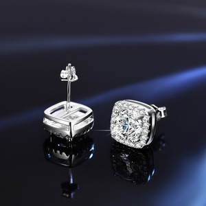 High-quality Jewelry Set D-color Moissanite <strong>Ring</strong> Earrings and <strong>Necklace</strong> with GRA Certificate Women's <strong>Wedding</strong> Set. - Product Image 3