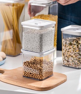 Conteneurs de stockage alimentaire en plastique <span class=keywords><strong>OSW</strong></span> à fermeture facile avec couvercles hermétiques pour noix, aliments secs, cuisine, matériau ABS de qualité alimentaire - Product Image 3