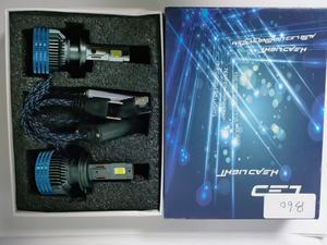 مصابيح أمامية LED للسيارة بقوة 70 واط وسطوع 6800 لومن، درجة حرارة لون 6500 كلفن، مصابيح LED أمامية فائقة السطوع للسيارات - Product Image 2