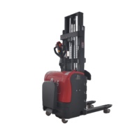 Chariot élévateur à fourche électrique Shouwo pour usage en usine et en entrepôt, batterie au plomb-acide, capacité de 1 tonne
