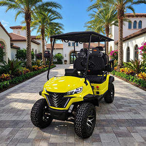 Carrito de Golf Eléctrico de 4 Plazas Todoterreno con Batería de Litio, Iluminación LED de Alta Velocidad, Alcance de 70-90 km para Caminos No Públicos - Product Image 2