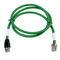 Cable de Alimentación Personalizado M12 DIN Hembra, Conector de Alimentación con Contacto de Cobre de 4 Polos, Impermeable IP67, Corriente Nominal de 4A, Rosca de Fijación