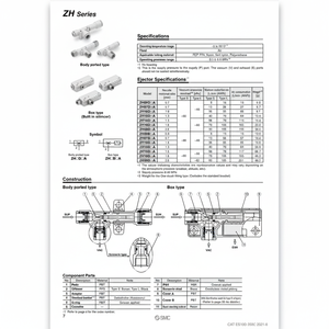 ชิ้นส่วนอุปกรณ์จัดการวัสดุเครื่องเป่าสุญญากาศ ZH20DSA-10-12-12ระบบนิวเมติกส์ SMC - Product Image 1