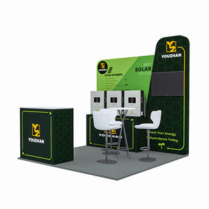 Equipo de feria comercial modular de aluminio de Instalación rápida personalizado de fábrica para exhibición de stand de <span class=keywords><strong>Expo</strong></span> - Product Image 3