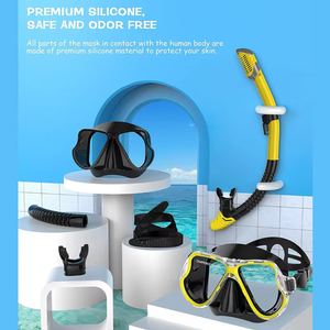 Snorkeling Tube Factory Wholesale <strong>Silicone</strong> <strong>Underwater</strong> Diving Mask for Adult Free Diving Tube for Adults - Product Image 4