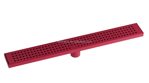 Desagüe de piso de canal lineal rectangular de acero inoxidable moderno para uso en baños y hoteles - Product Image 2
