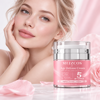 Vente en gros de crème anti-âge pour le visage à la vitamine E et au collagène 5 en 1, raffermissante, antioxydante, soin quotidien, anti-rides