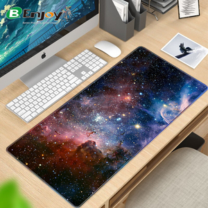 Alfombrilla de tela de poliéster personalizable a todo color, alfombrilla de teclado con base antideslizante de 900x400 en stock - Product Image 2