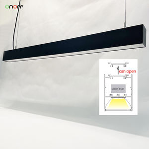 Lampada LED Lineare a Profilo 55x75mm, 100lm/w, Alta Luminosità, Lampada Sospesa Lineare per Negozi, Uffici - Product Image 2