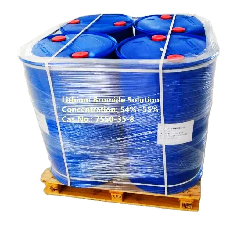 Раствор бромида лития 55% для впитывания испариемых охлаждающих веществ