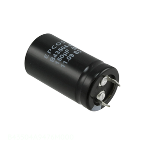 ตัวเก็บประจุแบบฝังผนัง CAP ALUM 47UF 20% 400V SNAP TH รุ่น B43504A9476M000 47 ยูเอฟ - Product Image 1