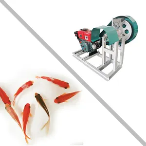 Machine d'extrusion professionnelle de nourriture pour poissons Machine de fabrication de granulés de crevettes