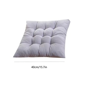 Square <strong>Chair</strong> Cushion Soft Strap Thicker <strong>Seat</strong> Back <strong>for</strong> Indoor Outdoor Patio Dining Home Office <strong>Garden</strong> Sofa Buttocks Foam Filling - Product Image 6