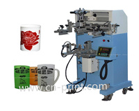 Máquina de impresión de pantalla plana industrial para botellas, mesa ajustable de bolsas de papel de juguetes, alineación precisa