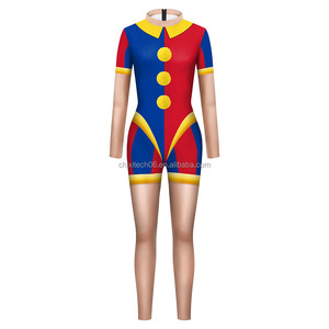 Disfraz de Payaso de Circo Magic Numbers - Leggings de Halloween y Traje para Actuaciones Escénicas - Product Image 1