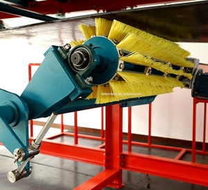 Motorlu naylon rulo fırça konveyör bant temizleme için - Product Image 2