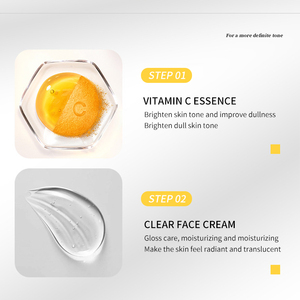 NOUVELLE Crème OEM Hydratante Profonde Gelée Dorée Visage Vitamine C Soin Anti-Âge Capsules PDRN - Product Image 3