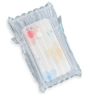 2023 New Recyclable Inflatable Cellphone Case Packaging Bag Bubble Mailer Wrap Air Column Cushion Bag For Mobile Phone