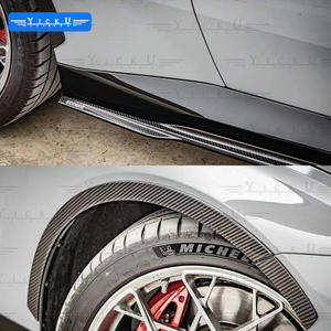 Kit de cuerpo de fibra de carbono seco YICKU para <span class=keywords><strong>BMW</strong></span> 2 Series G42 M240i actualización SOOQOO estilo labio delantero falda lateral alerón difusor trasero <span class=keywords><strong>2022</strong></span> + - Product Image 6