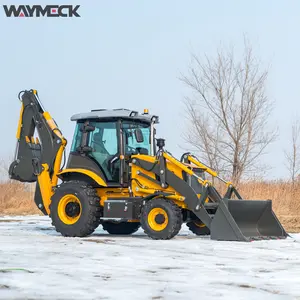 Экскаватор-погрузчик Waymeck jcb 3cx, 4x4 для продажи, небольшой wz30-25, китайский 420f