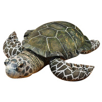 Peluche réaliste de tortue de mer en coton et polyester, coussin rembourré pour la décoration du canapé ou du lit