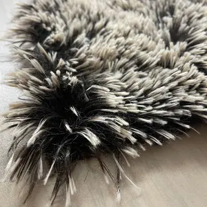 100% Polyester dài đống Tie Nhuộm Nâu trở lại in <span class=keywords><strong>PV</strong></span> <span class=keywords><strong>Fleece</strong></span> vải cho chăn ném - Product Image 1