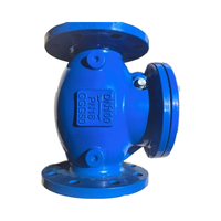 Válvula de Retención Rotativa Estándar Británico HanQian H44T/X/H, Hierro Dúctil GGG50, Conexión de Brida de 8 Pulgadas, ASME B16.25, Cierre de Agua