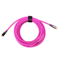 Câble de liaison caméra Utech 5M 20G USB-C vers USB-C, gaine tressée en nylon pour transfert de données rapide et prévisualisation en direct //