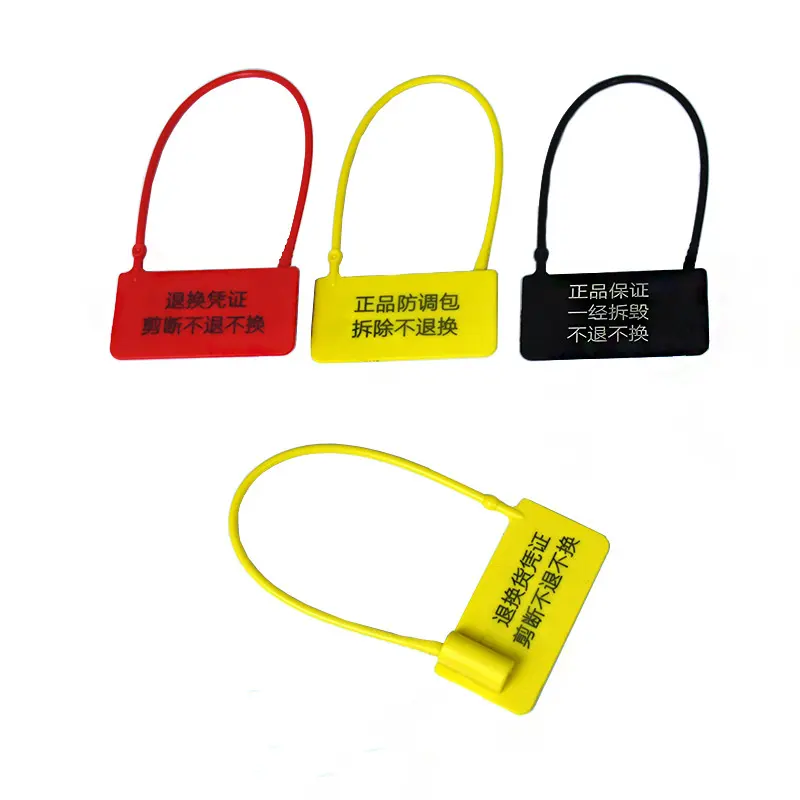 Hoge Kwaliteit Custom Direct Prijs Plastic Seal Security Lock Voor Bagage Veiligheid Tag