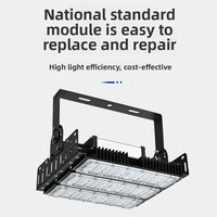Module LED, éclairage de tunnel en aluminium, extérieur, étanche IP65, éclairage de stade haute puissance, 300W/500W, projecteur, faisceau 90-150°