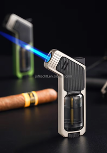 Briquet à cigare JOFI 1 Jet personnalisé en métal, cadeau d'affaires, multifonctionnel, portable, coupe-vent, rechargeable pour l'extérieur - Product Image 4