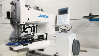 Jack 1377E Bouton industriel à entraînement direct faisant le bouton attachant la machine à coudre pour chemise